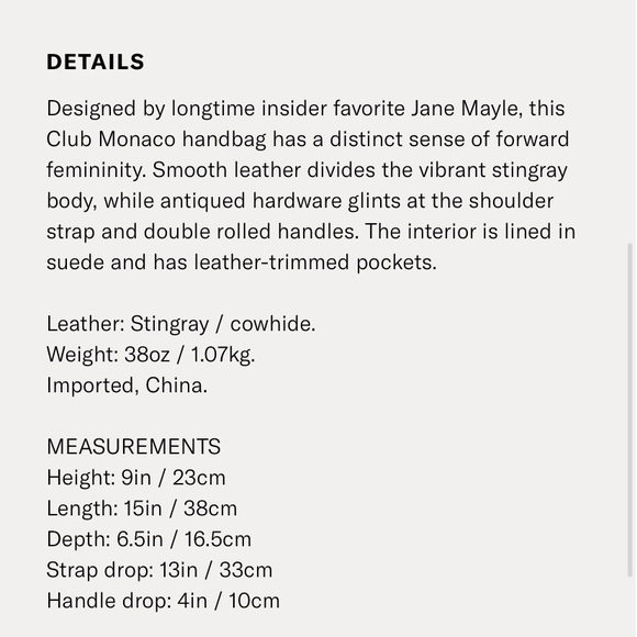 Mayle Stingray Bag - Picture 7 of 7